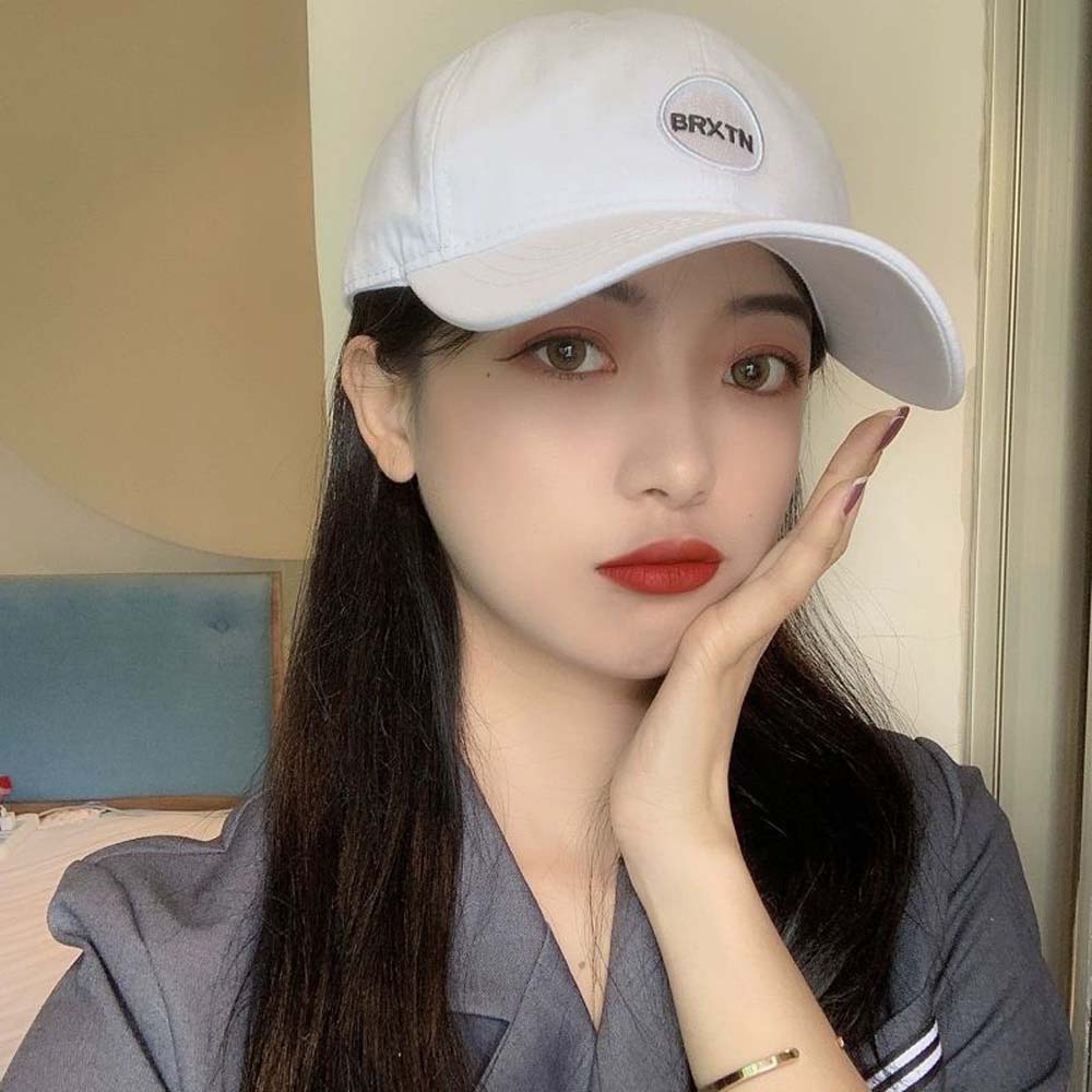 MKEB Mũ Lưỡi Trai Thêu Chữ Phong Cách Hip Hop Kiểu Hàn Quốc Cá Tính Dành Cho Phái Nữ