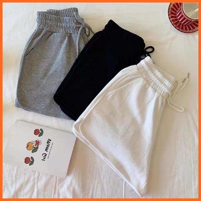 Quần đùi nữ dáng thể thao KOALA, quần short nữ cạp chun dáng rộng phong cách thể thao - DUI05 | BigBuy360 - bigbuy360.vn