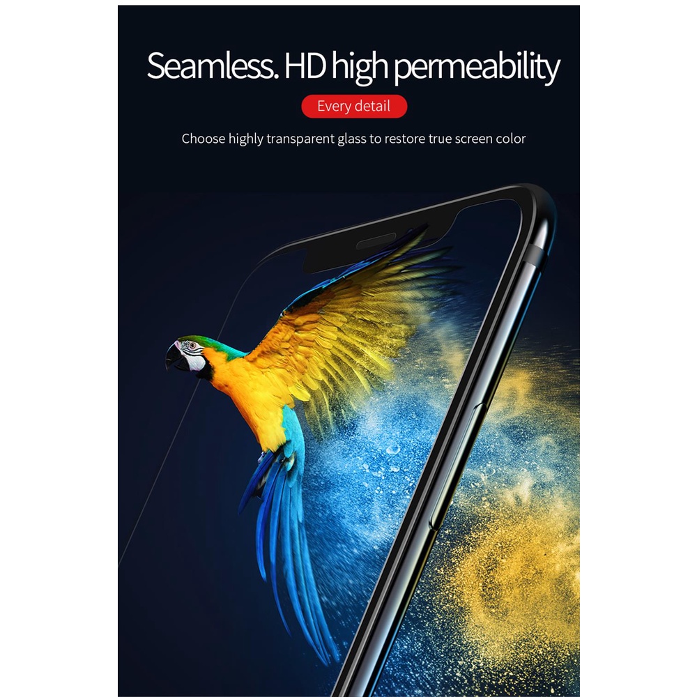 Kính Cường Lực 20D HD Bảo Vệ Màn Hình Cong Cho IPhone 14 12 13 Pro MAX 11 Pro X XS MAX Mini Xr 7 8 6 / 6s Plus SE2020 9H