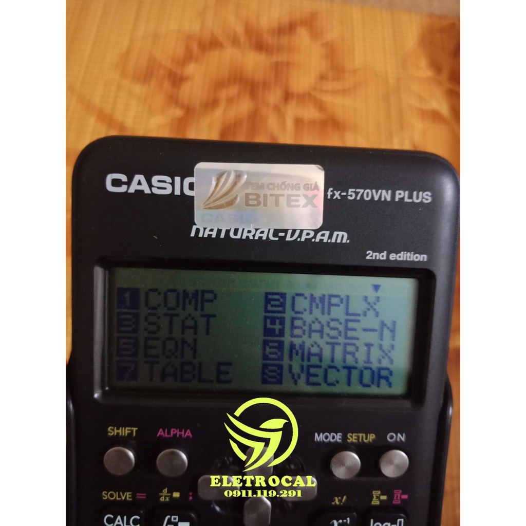 Máy tính bỏ túi Casio Fx 570VN Plus cũ| Casio Fx 570VN Plus CŨ CHÍNH HÃNG