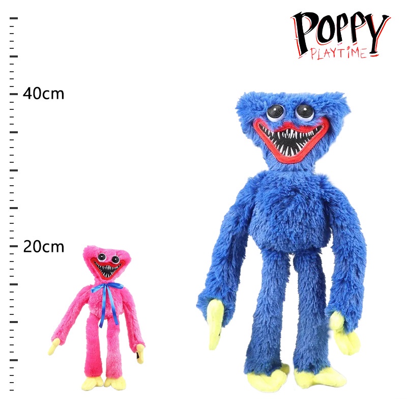 Đồ chơi nhồi bông Hình Nhân Vật Huggy Wuggy Mềm Mại Kích Thước 45CM Trang Trí Phòng