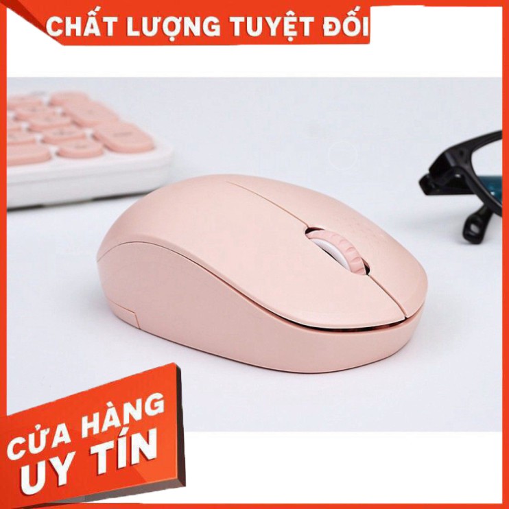 Chuột Không Dây Màu Hồng / Đen/ Xám/ Xanh ngọc Forter V182 - Hàng Chính Hãng