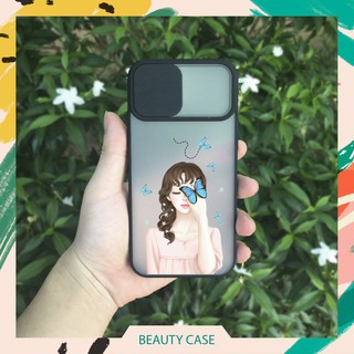 Ốp iPhone 12/12 Mini/12 Pro/12 Pro Max in hình cô gái (có nắp che camera)