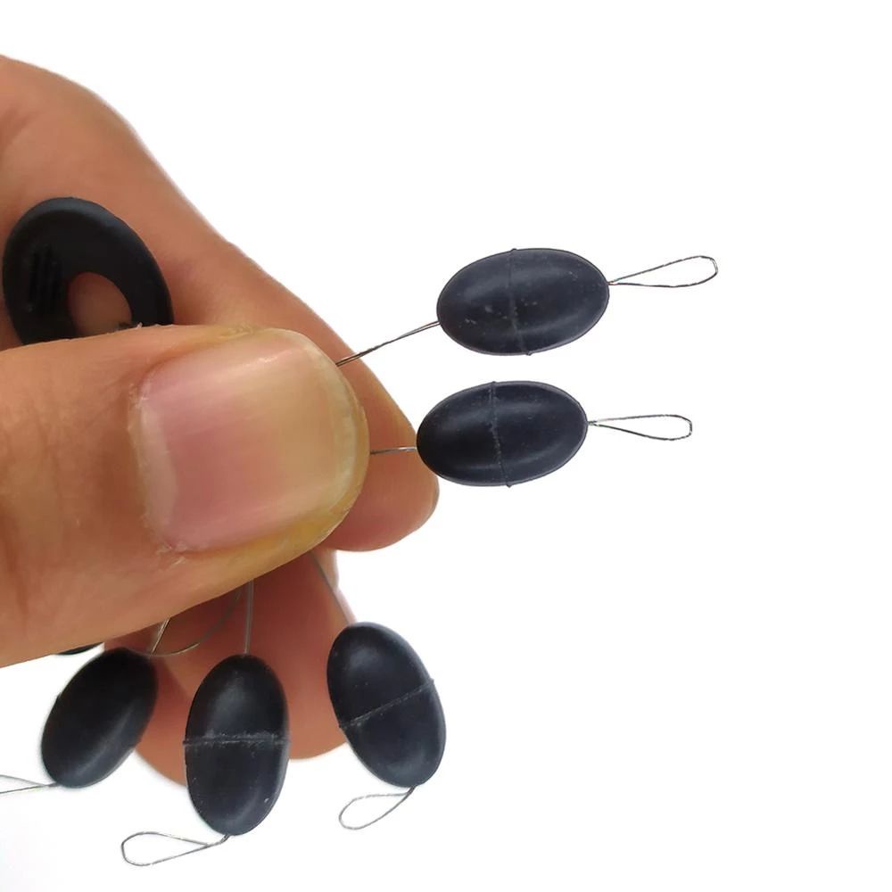 Set 600 phao câu cá bằng cao su chuyên dụng AARON1