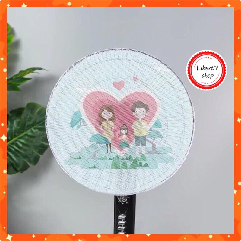 Lưới Vải Bọc Quạt Chống Bụi, Bảo Bệ An Toàn Cho Bé Hình Ngộ Nghĩnh