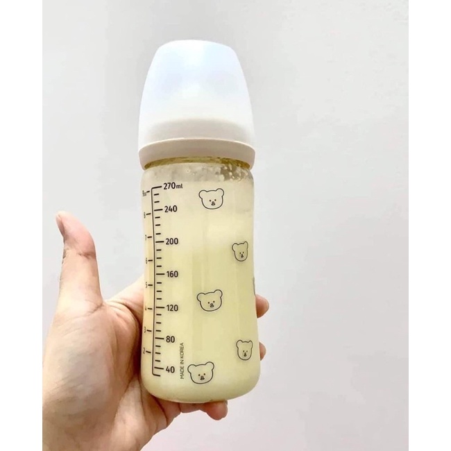 Sticker Gấu/ thỏ dán bình sữa, đồ dùng cho bé