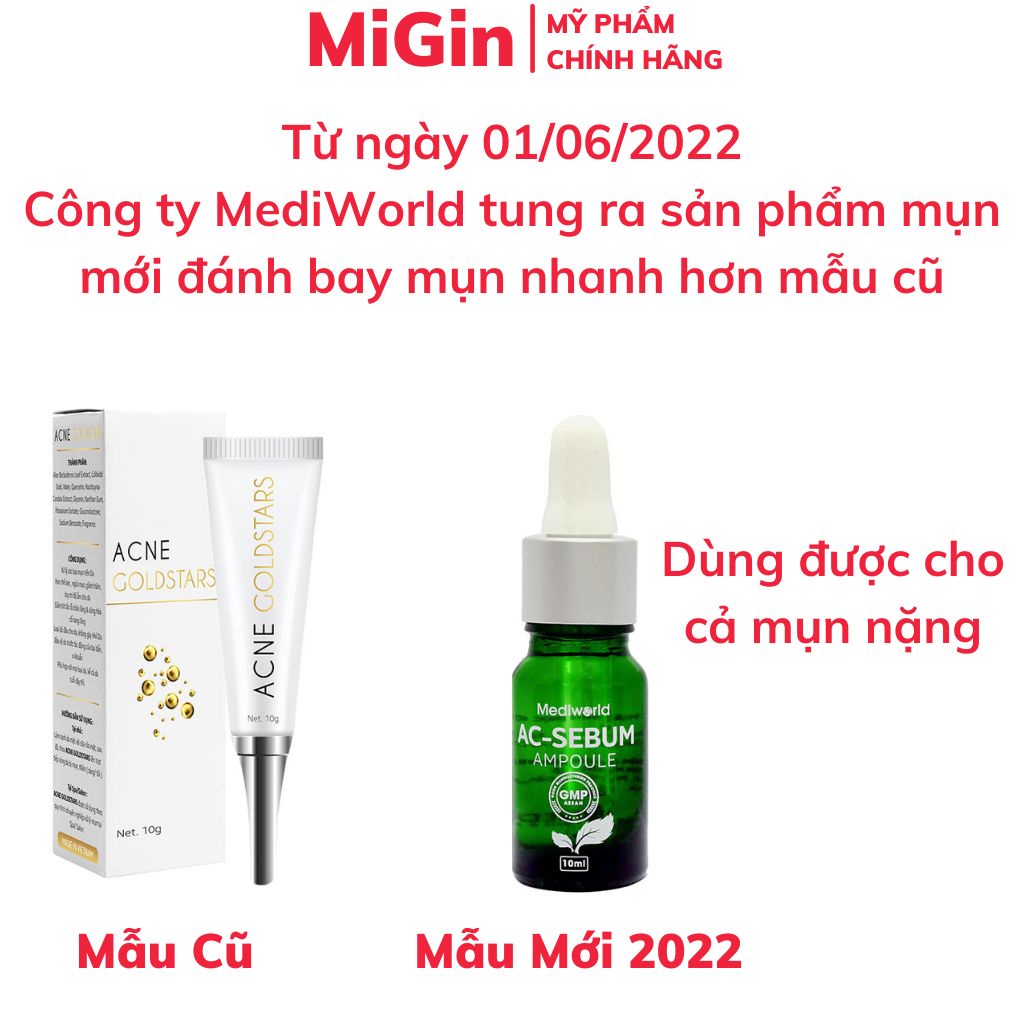 Kem mụn Acne GoldStars, giảm mụn nhanh chóng