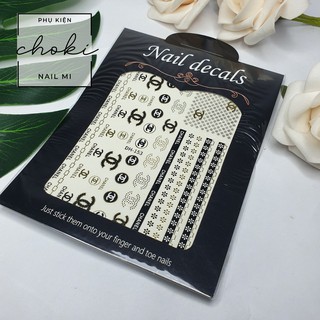 Sticker mẫu trang trí móng nail CHOKI NAIL MI nhiều họa tiết siêu đẹp - STK1 (2)