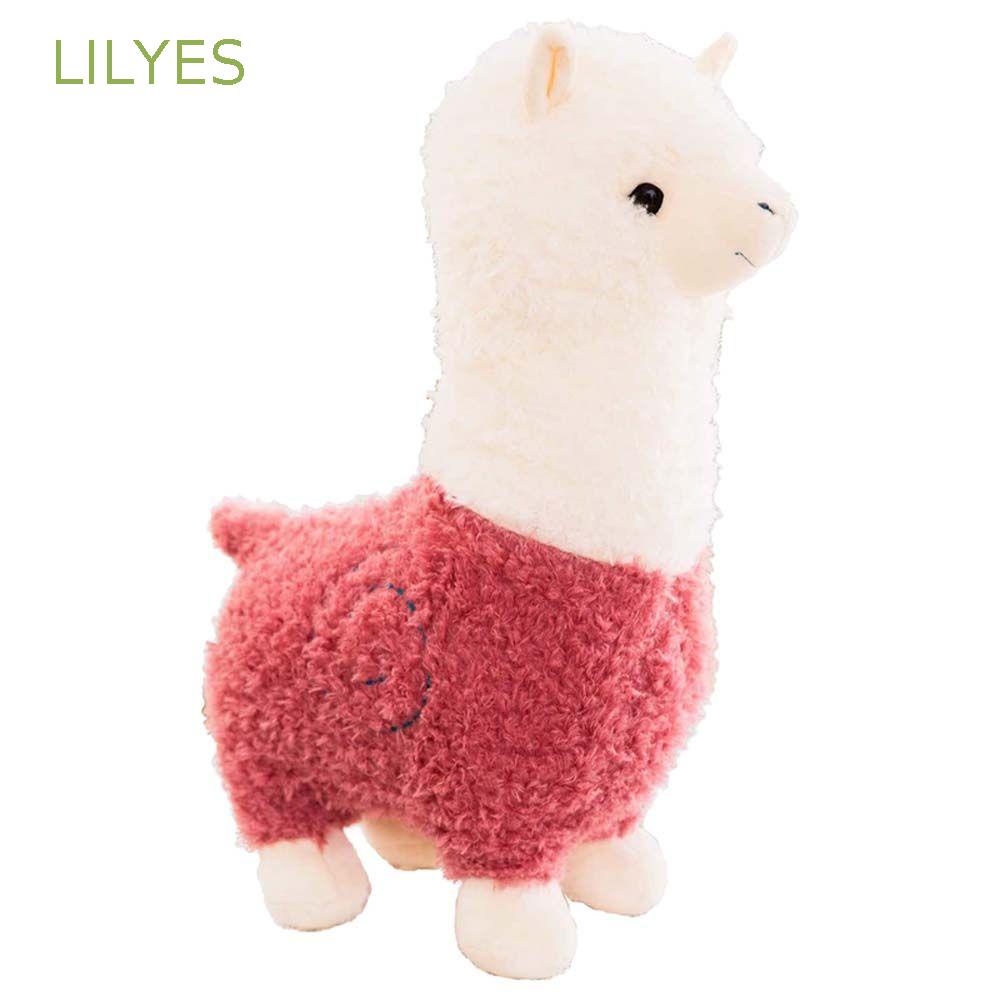 Đồ chơi nhồi bông Hình Con Lạc Đà Alpaca Làm Quà Tặng Mềm Mại 28cm