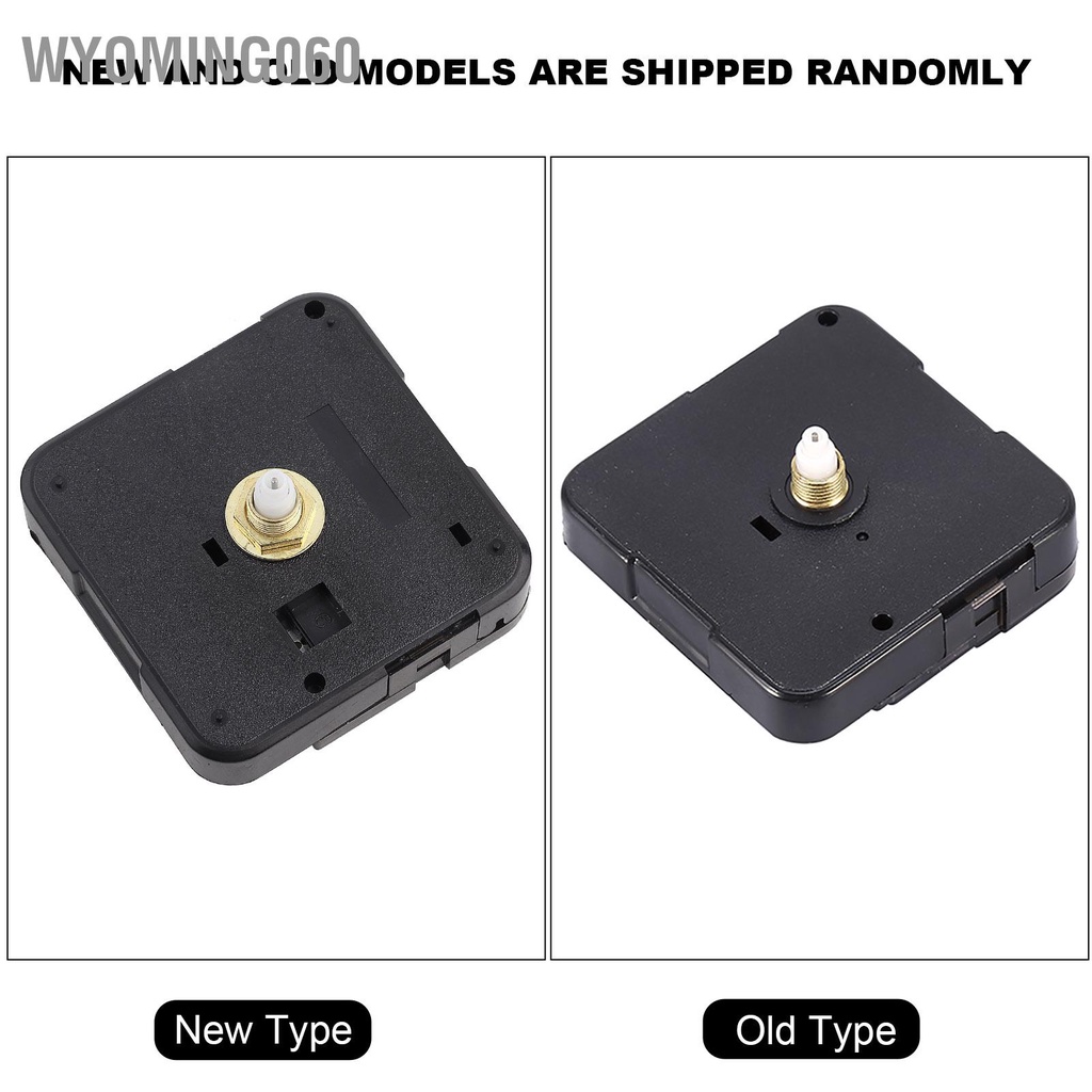Wyoming060 Cơ chế DIY màu đen Bộ máy đồng hồ thạch anh công cụ sửa chữa thay thế