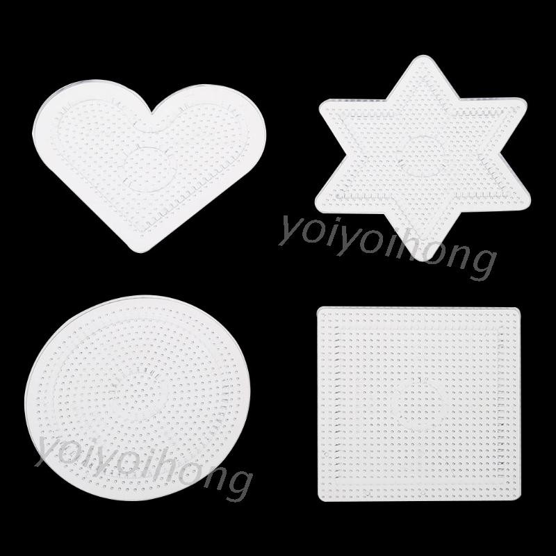 Bộ 4 khuôn xếp hạt nút 2.6mm trong suốt