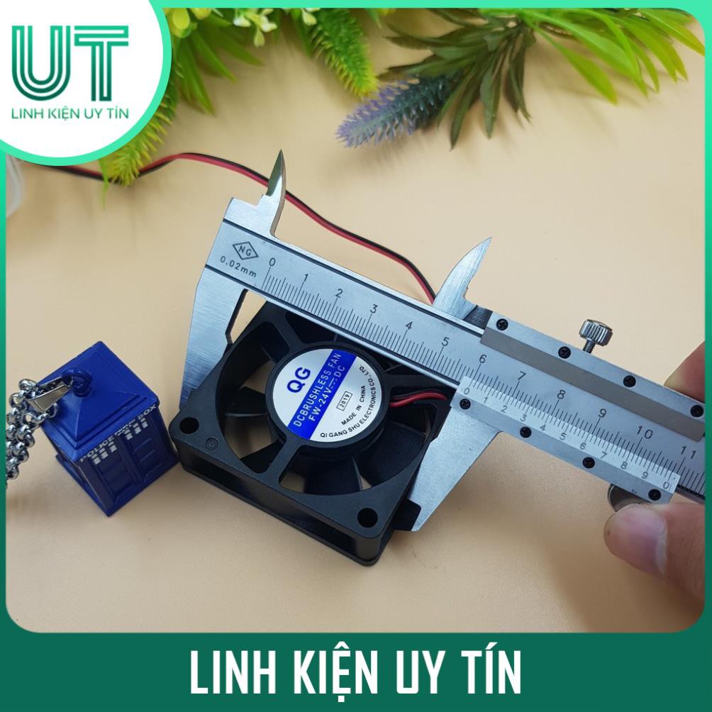 Quạt Tản Nhiệt 24V 6x6x2CM Vuông QG6020-24V