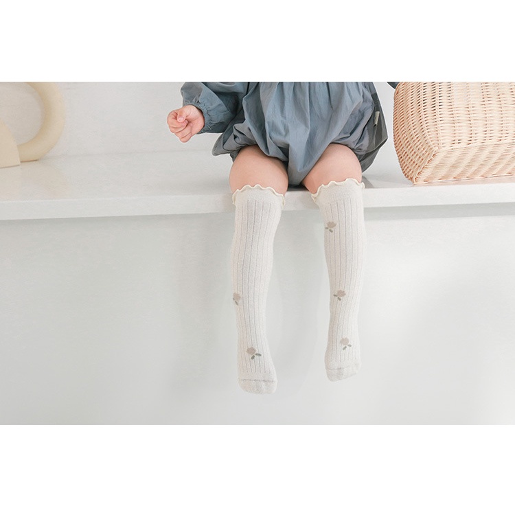 Tất/Vớ cổ cao cho bé sơ sinh 0-3 tuổi phong cách vintage Hàn Quốc cao cấp Nemo Baby