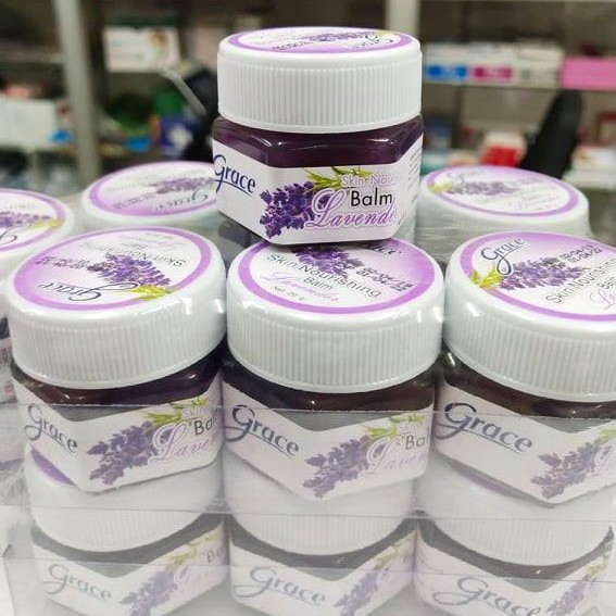 [𝗦𝗔𝗟𝗘]..::✨Dầu Cù Là Giúp Ngủ Ngon Grace Skin Nourishing Balm Lavender Thái Lan «20g»✨::..