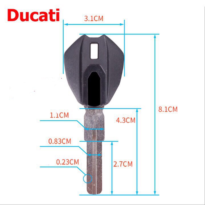Phôi chìa khóa xe mô tô Ducati