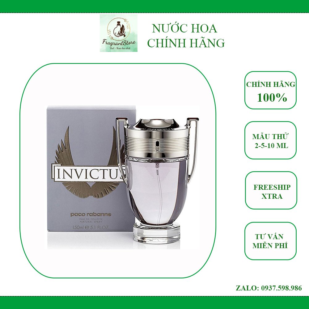 Nước Hoa Invictus Paco Rabanne (mẫu thử)
