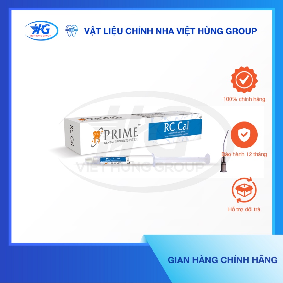 Vật Liệu Trám Bít Ống Tủy Tạm Thời (RC CAL) PRIME - VIỆT HÙNG GROUP