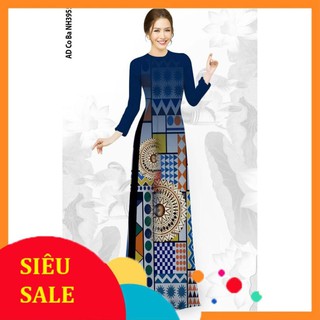 [Freeship đơn từ 0đ] ] Áo dài lụa nhật 👗 FREESHIP 👗 Áo dài chất lụa Nhật in 3d đẹp