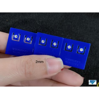 1 chiếc nụ tai bạc nhỏ xinh cỡ 2mm