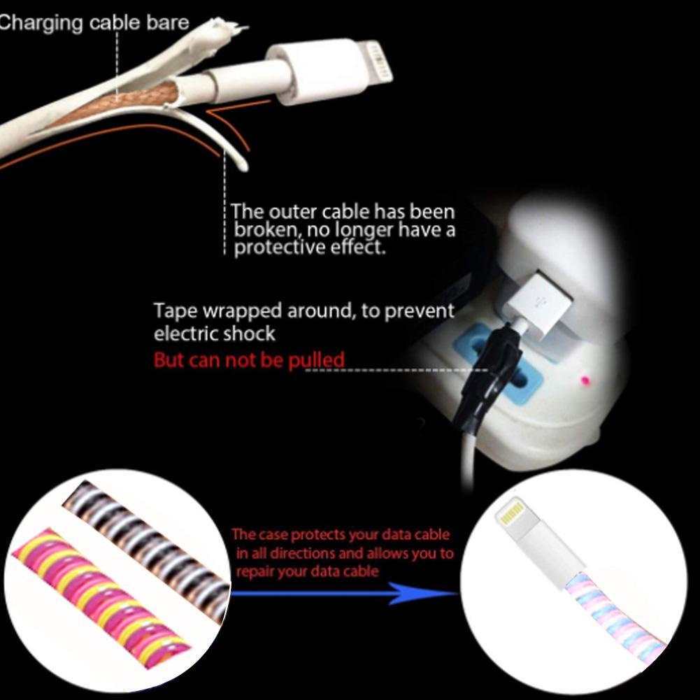 Dây Quấn Bảo Vệ Dây Cáp Sạc 3 Trong 1 R7T4 1 Tiện Dụng