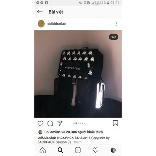 Backpack season5 Colkids Real bao check