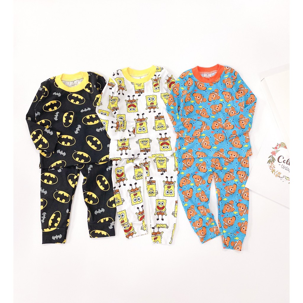 XẢ KHO SET 3 BỘ DÀI TAY BORIP MỀM THẤM MỒ HÔI CHO BÉ 2020