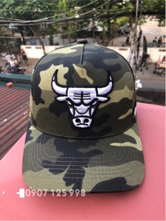 Nón kết camo CHICAGO BULLS
