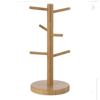 Giá treo cốc bằng tre
