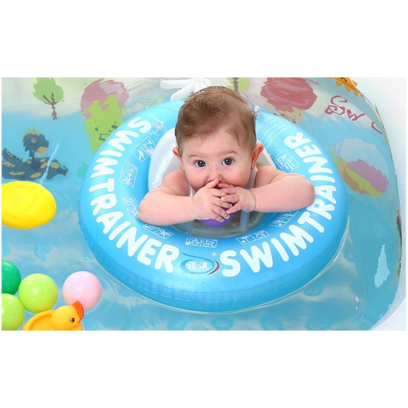 Phao bơi chống lật cho bé NHÃN HIỆU ABC (Hồng,xanh)