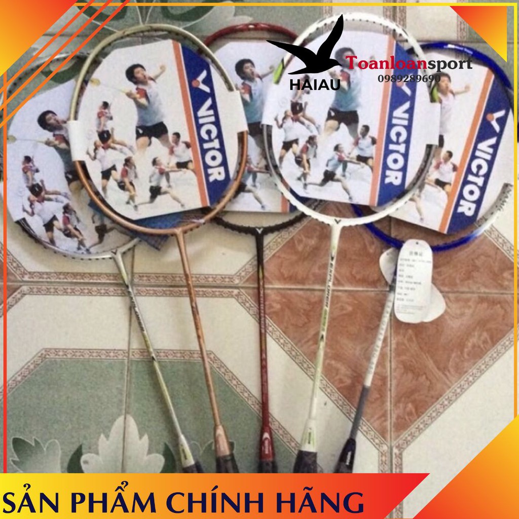 Vợt cầu lông victo 100% cacbon ( tặng dây )
