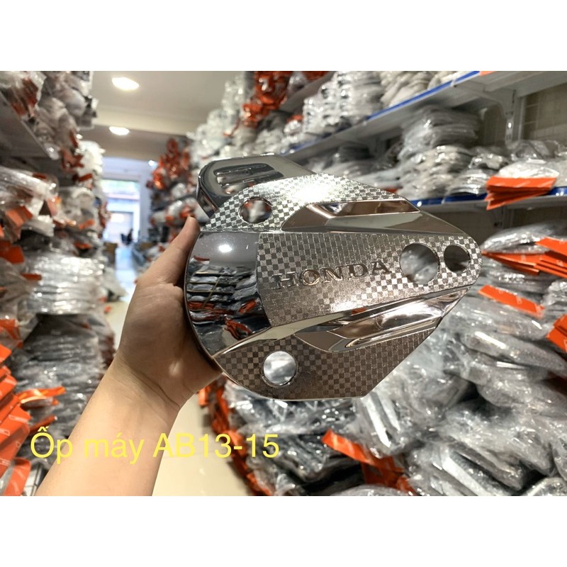 Full bộ ốp bảo vệ mạ xi crom trắng dành cho e Air Blade 13-15 (AB 13-15)