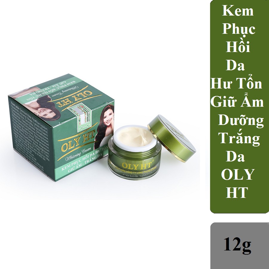 KEM PHỤC HỒI DA HƯ TỔN - GIỮ ẨM - TRẮNG DA - OLY HT 12g (HÀNG CHÍNH HÃNG)