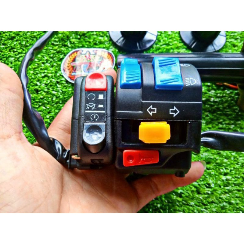 Cùm công tắc Fz+Domino bao tay Daytona V2