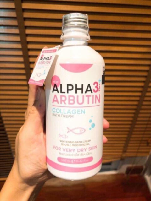 SỮA TẮM TRẮNG ALPHA ARBUTIN 3