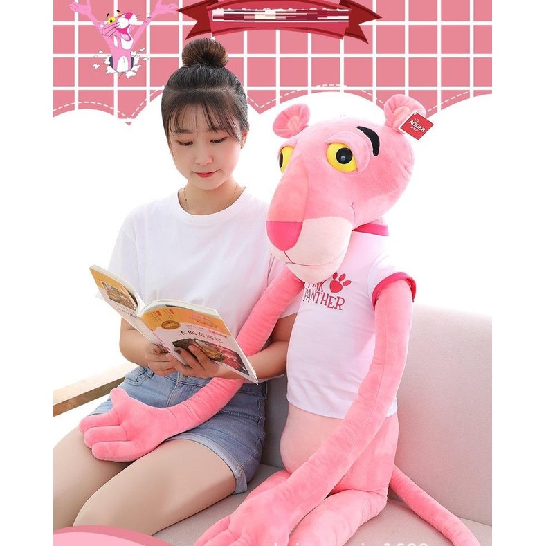 Gấu bông báo Hồng Pink Panther đáng yêu size 60cm size 80cm size 60cm - 80cm- 1mét - 1m3 - 1m6- 1m8