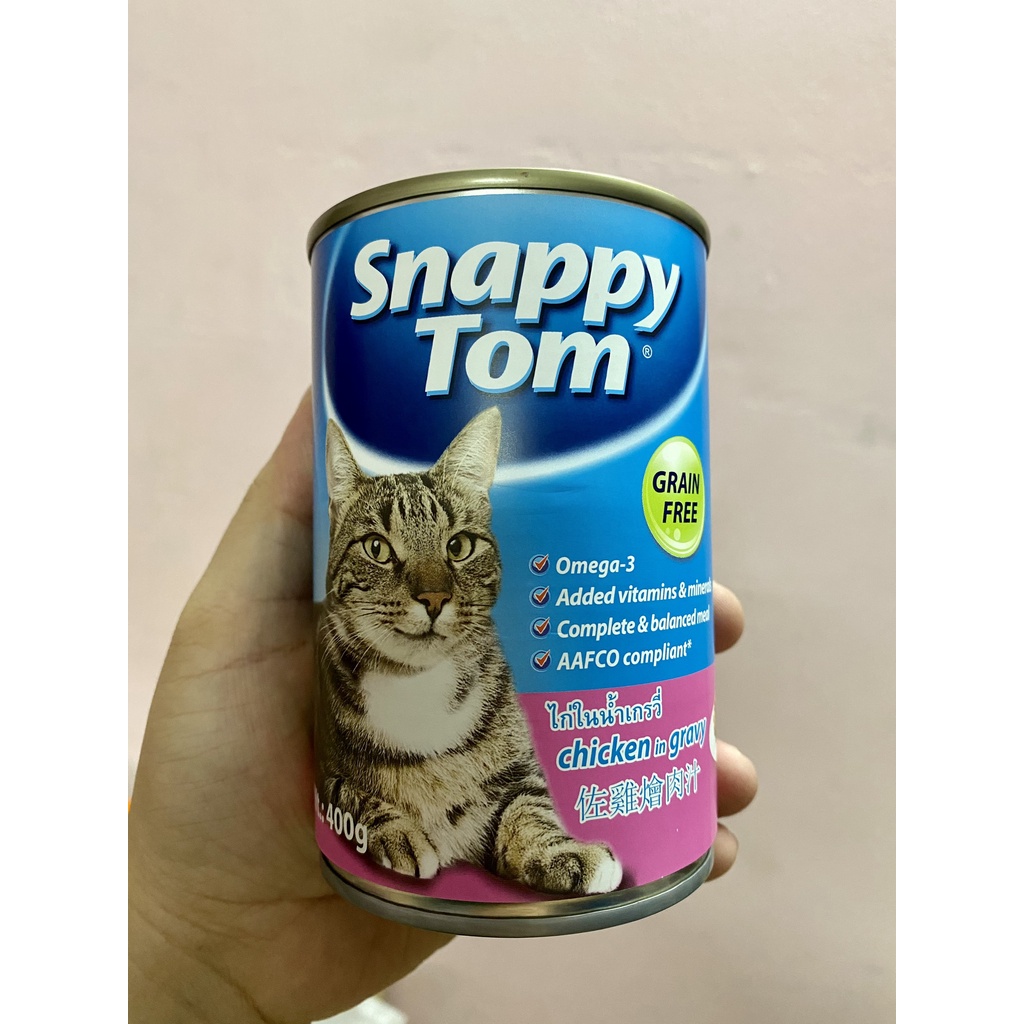 Pate cho mèo lon 400g SNAPPY TOM -  SNAPPY TOM REAL FISH