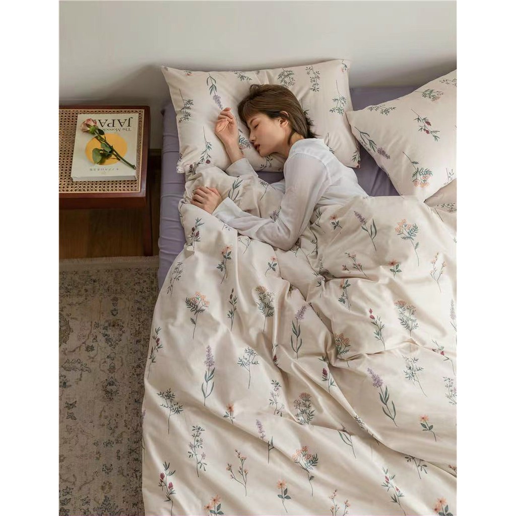 BST Chăn Ga Gối Cotton Living 4 món "Hello Summer"