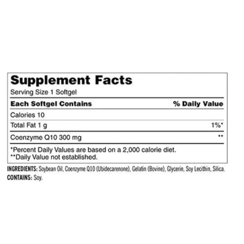 Viên hỗ trợ tim mạch Kirkland Signature CoQ10 300mg 100 viên