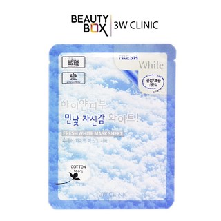 Mặt nạ giấy 3w clinic fresh white mask sheet 23ml