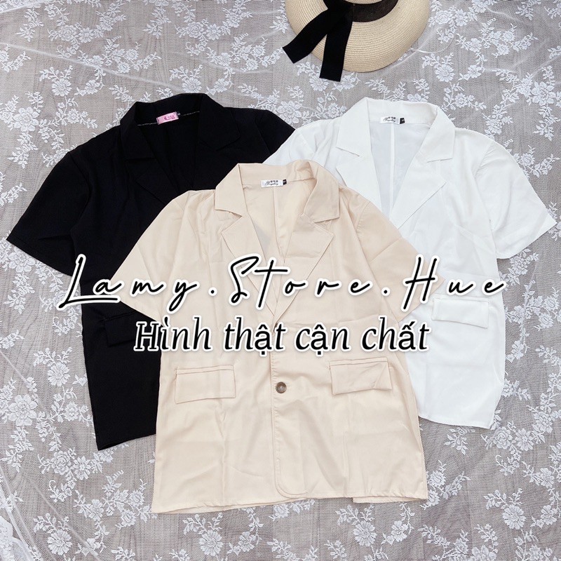 Áo khoác blazer tay lỡ chất vitex áo vest tay cộc tay lửng - VIDEO / HÌNH THẬT | BigBuy360 - bigbuy360.vn