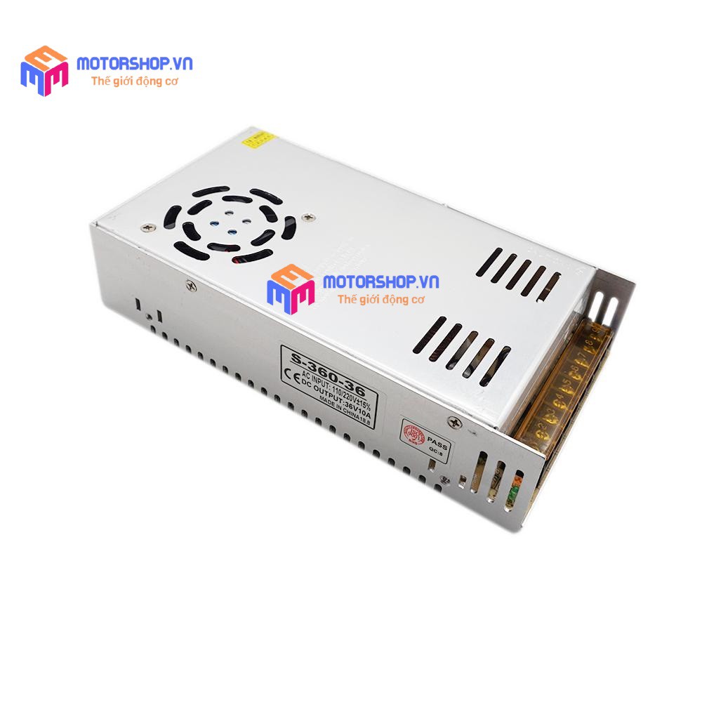 MTS Bộ Đổi Nguồn 36V - Nguồn Tổ Ong 36V 10A Có Quạt (Loại Xịn)
