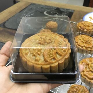 Hộp nhựa đựng bánh trung thu màu đen 100gr
(set 50 hộp)