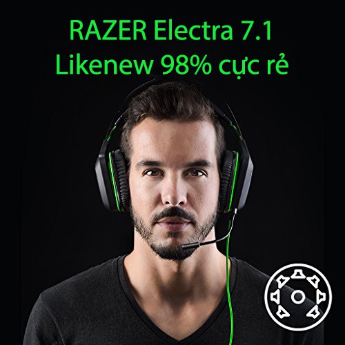 CHÍNH HÃNG - RAZER Electra giá cực rẻ ăn đưt các loại như tai nghe dareu và các loại giá rẻ khác