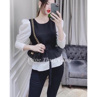 Áo phối sơ mi siêu xinh