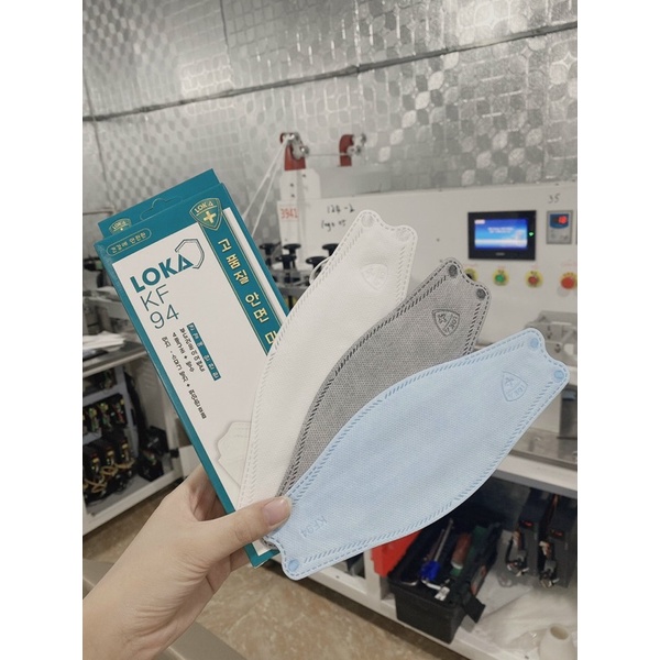 [Mã COSDAY giảm 8% đơn 150K] 10 Chiếc Khẩu Trang 4 Lớp KF94 LOKA Chống Bụi Mịn Và Kháng Khuẩn Hàng Cao Cấp Hàn Quốc | BigBuy360 - bigbuy360.vn