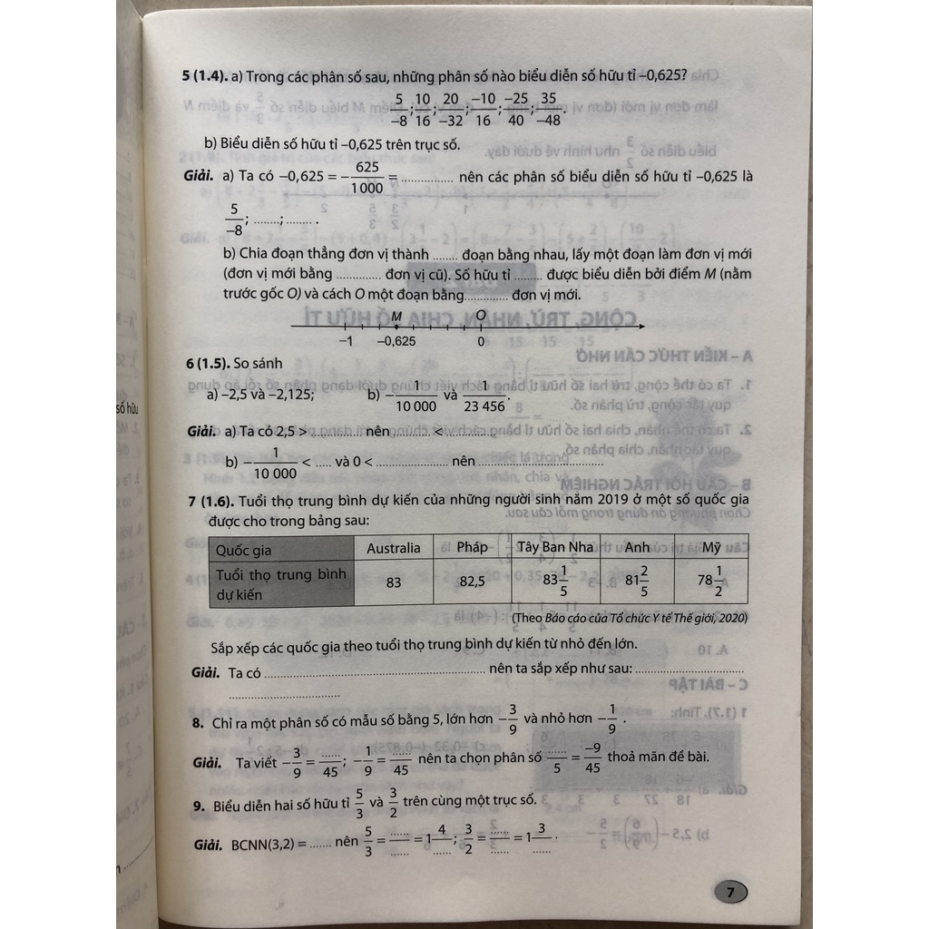 Sách - Vở thực hành Toán 7 - Kết nối tri thức với cuộc sống