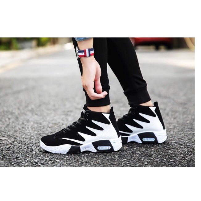 [FreeShip TQ+FULLBOX] Giày Nam - Giày Thể Thao Cao Cổ Bàn Tay 2 Màu Trắng Đỏ | BigBuy360 - bigbuy360.vn