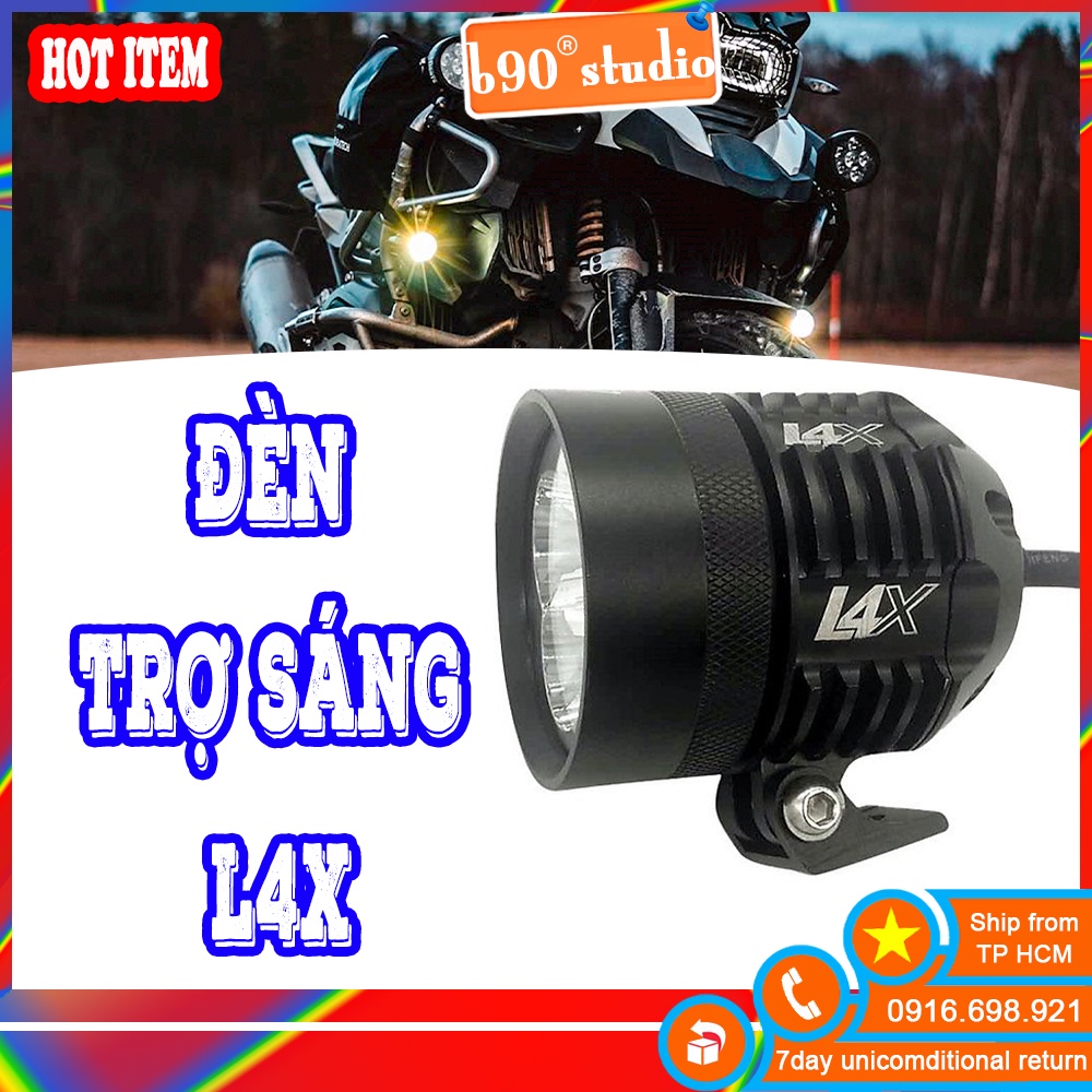 GIÁ SỈ   Đèn trợ sáng L4x siêu sáng cho xe máy Honda Yamaha ...