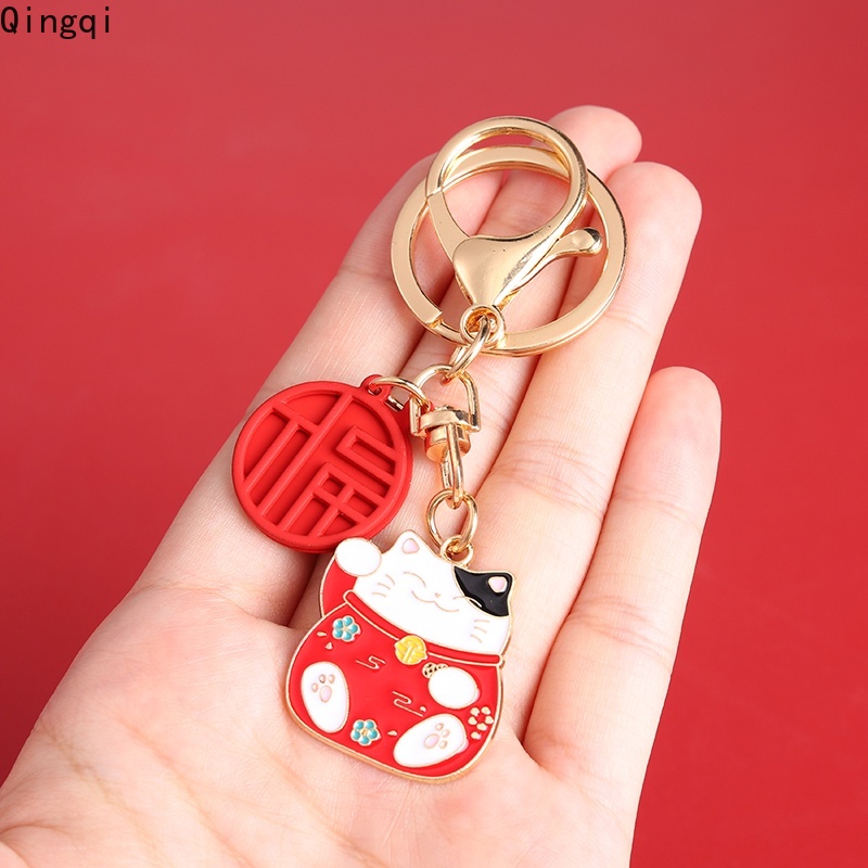 Móc khóa Miss Zoe hình chú mèo may mắn dễ thương