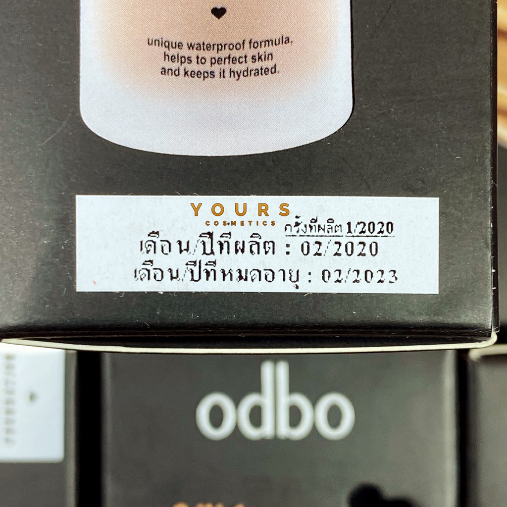 [Auth Thái] Set Kem Nền Kèm Kem Che Khuyết Điểm Tông Sáng Odbo 2 In 1 Foundation OD446 No.01